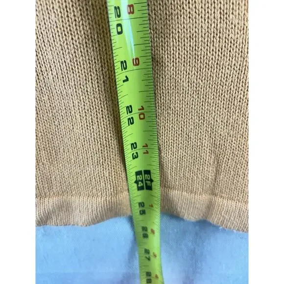 Susan Bristol Cats Sweater Vest Womens Large Orange Pink Beaded Calico Sequins - Picture 13 of 13